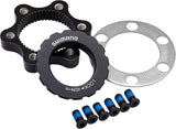 Shimano SM-RTAD05 Centre Lock to 6-Bolt Disc Brake Adapter - Silver/Black