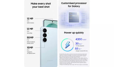 Samsung Galaxy S26 5G 6.3'' Smartphone 512GB Unlocked SIM-Free - Sky Blue