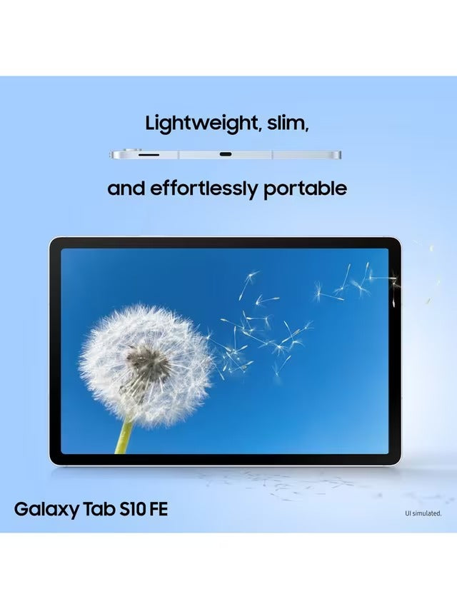 Samsung Galaxy Tab S10 FE 10.9'' 128GB Wi-Fi + 5G Android Tablet - Silver