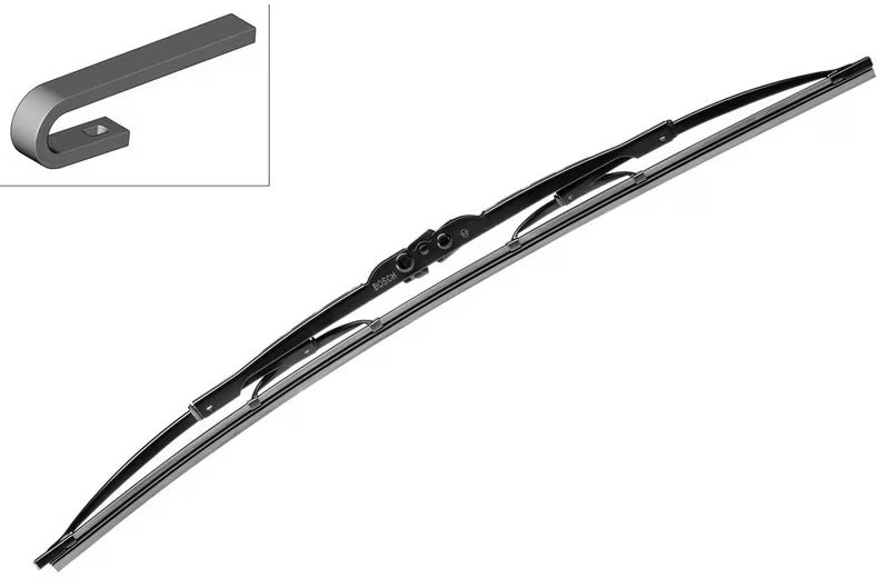 Bosch Super Plus SP21 Universal Car Wiper Blade - Single 530mm/21" - Black
