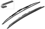 Bosch Super Plus SP24 16S Front Wiper Blade Set 600mm/24" & 400mm/16" Black