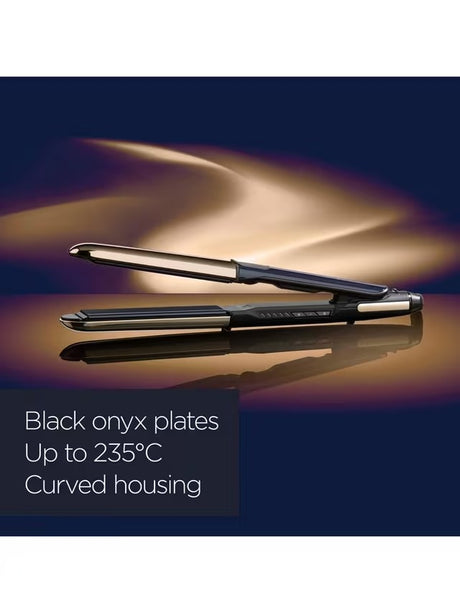 BaByliss Onyx ST484U Corded Hair Straighteners 5 Settings - Black Onyx/Gold