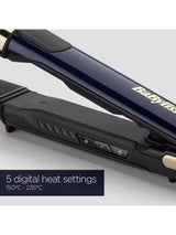 BaByliss Onyx ST484U Corded Hair Straighteners 5 Settings - Black Onyx/Gold