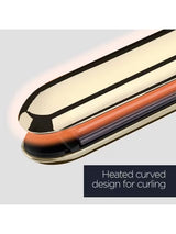 BaByliss Onyx ST484U Corded Hair Straighteners 5 Settings - Black Onyx/Gold