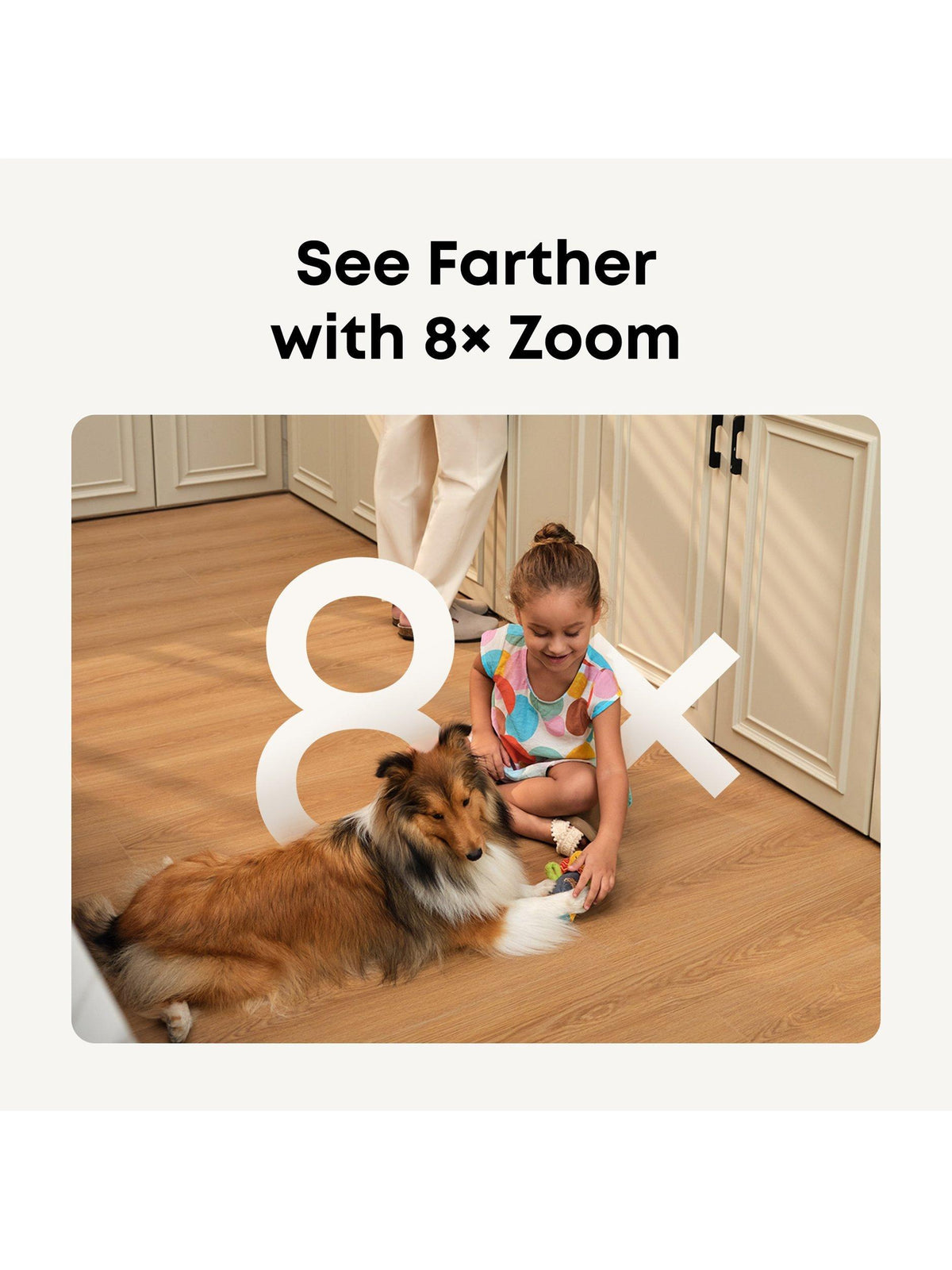 eufy S350 4K Dual Lens Pan Tilt Smart UHD Indoor Security Camera - White