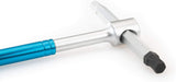Park Tool THH-2 Steel Sliding T-Handle Hex Wrench 2mm Workshop Tool - Blue