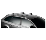 Thule WingBar Edge 9593 Aerodynamic Aluminium Roof Bars Pair 92cm - Silver