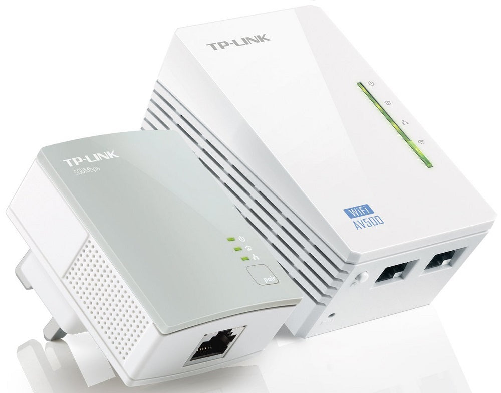 TP-Link TL-WPA4220KIT AV500 300Mbps WiFi Powerline Extender Starter Kit