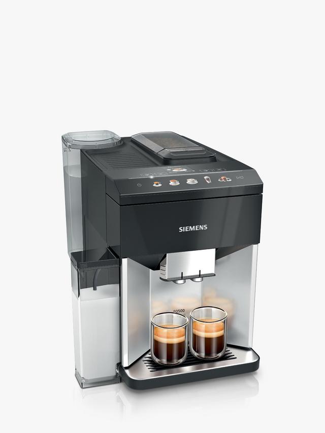 Siemens TQ513GB1 EQ500 Bean to Cup 15-Bar Coffee Machine - Black/Silver