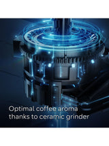 Siemens TQ513GB1 EQ500 Bean to Cup 15-Bar Coffee Machine - Black/Silver