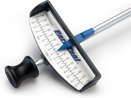 Park Tool TW-1.2 Beam Type Bicycle Torque Wrench 0-14Nm 3/8 Drive - Silver