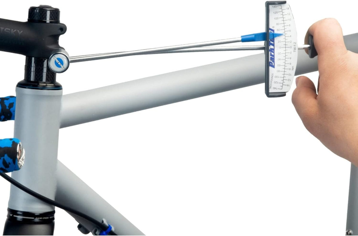 Park Tool TW-1.2 Beam Type Bicycle Torque Wrench 0-14Nm 3/8 Drive - Silver