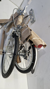 Falcon Go-to Unisex 20" Wheel 7-Speed Compact Alloy Folding Bike - White