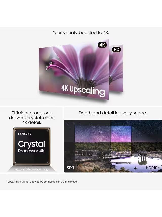 Samsung UE43U8000F 2025 LED HDR 4K Ultra HD 43'' Smart TV with TVPlus