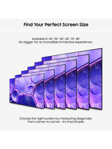 Samsung U8000F UE55U8000FKXXU 55in 4K Crystal UHD HDR Smart TV 2025 - Black