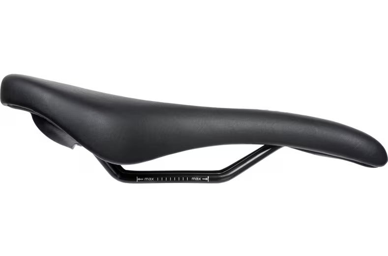 Halfords Urban Foam Padded Unisex Hybrid Bike Saddle 272 x 140mm - Black
