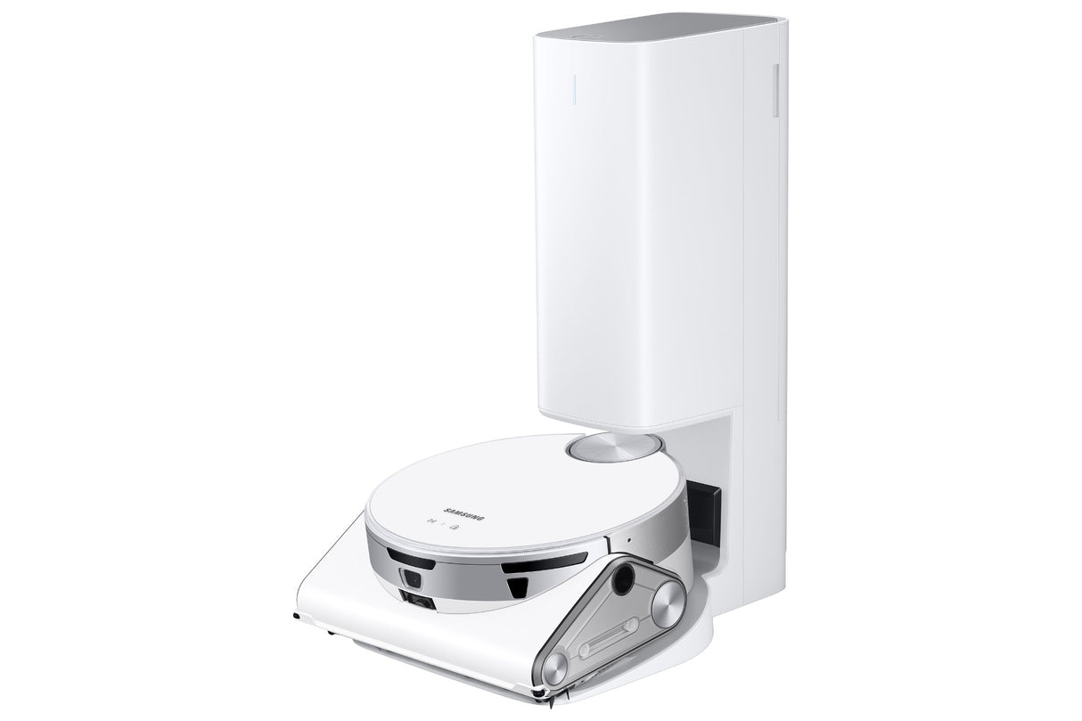 Samsung Jet Bot AI+ Robot Bagless Cordless Floor Vacuum Cleaner - White