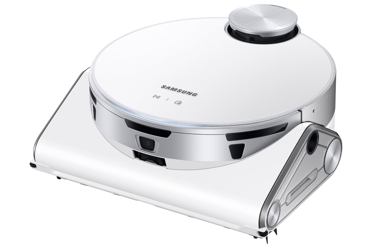 Samsung Jet Bot AI+ Robot Bagless Cordless Floor Vacuum Cleaner - White