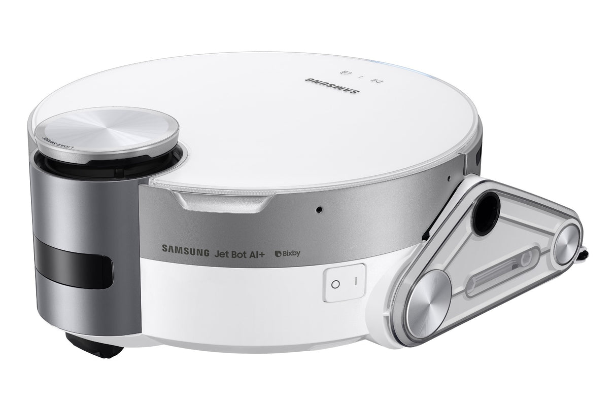 Samsung Jet Bot AI+ Robot Bagless Cordless Floor Vacuum Cleaner - White