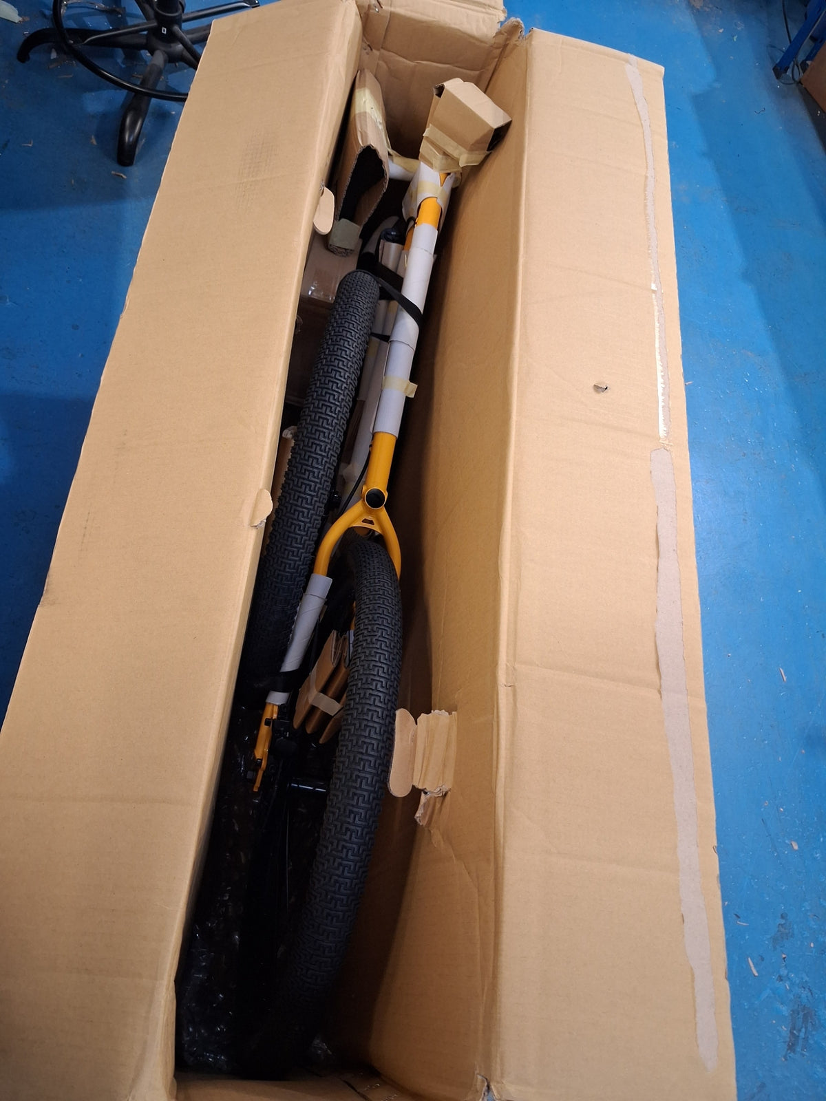 DMR Sect Pro 26" Wheel Hydraulic Brakes Single Speed  Jump Bike Dakar Yellow
