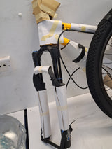 DMR Sect Pro 26" Wheel Hydraulic Brakes Single Speed  Jump Bike Dakar Yellow