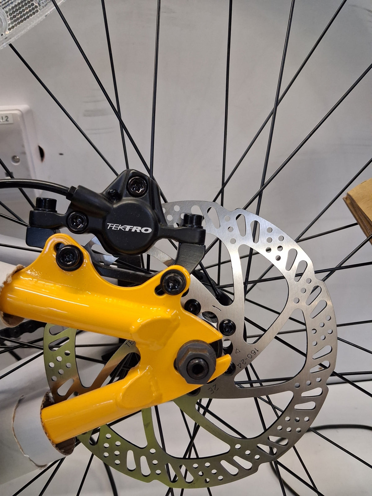DMR Sect Pro 26" Wheel Hydraulic Brakes Single Speed  Jump Bike Dakar Yellow
