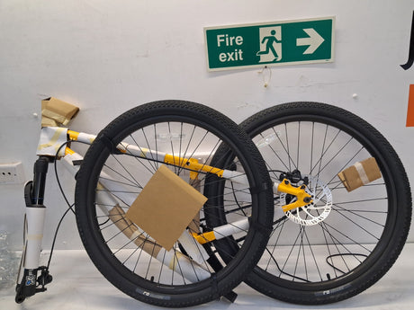 DMR Sect Pro 26" Wheel Hydraulic Brakes Single Speed  Jump Bike Dakar Yellow