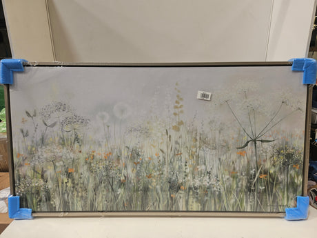 Catherine Stephenson Whispering Meadow Framed Canvas Print 105x54cm - Green
