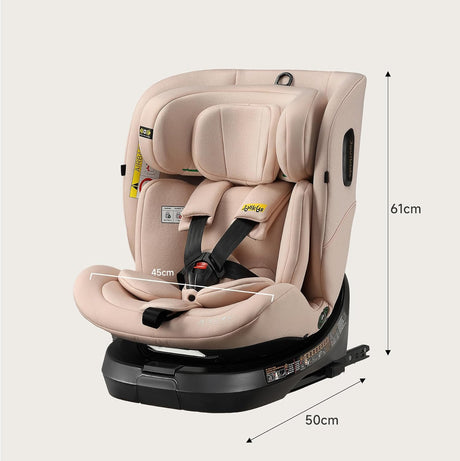 Jovikids Ranger i-Size ISOFIX Top Tether Car Seat - 40-150cm - Rosewood Pink