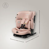 Jovikids Cici i-Size ISOFIX Top Tether Car Seat - 76-150cm - Rosewood Pink