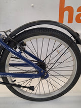 Apollo Tuck Unisex Single Speed 20''-Wheel Lightweight Folding Bike - Blue