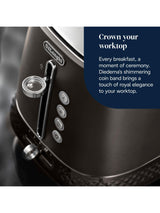 De'Longhi Diadema CTV3003 Long 2 Slot Countertop 1500W Toaster - Black