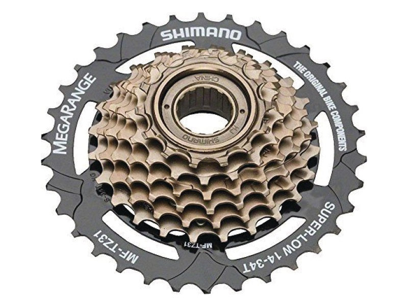 Shimano MF-TZ500 7-Speed Multiple Freewheel 14-34 Tooth - Black