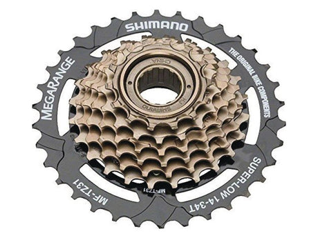 Shimano MF-TZ500 7-Speed Multiple Freewheel 14-34 Tooth - Black