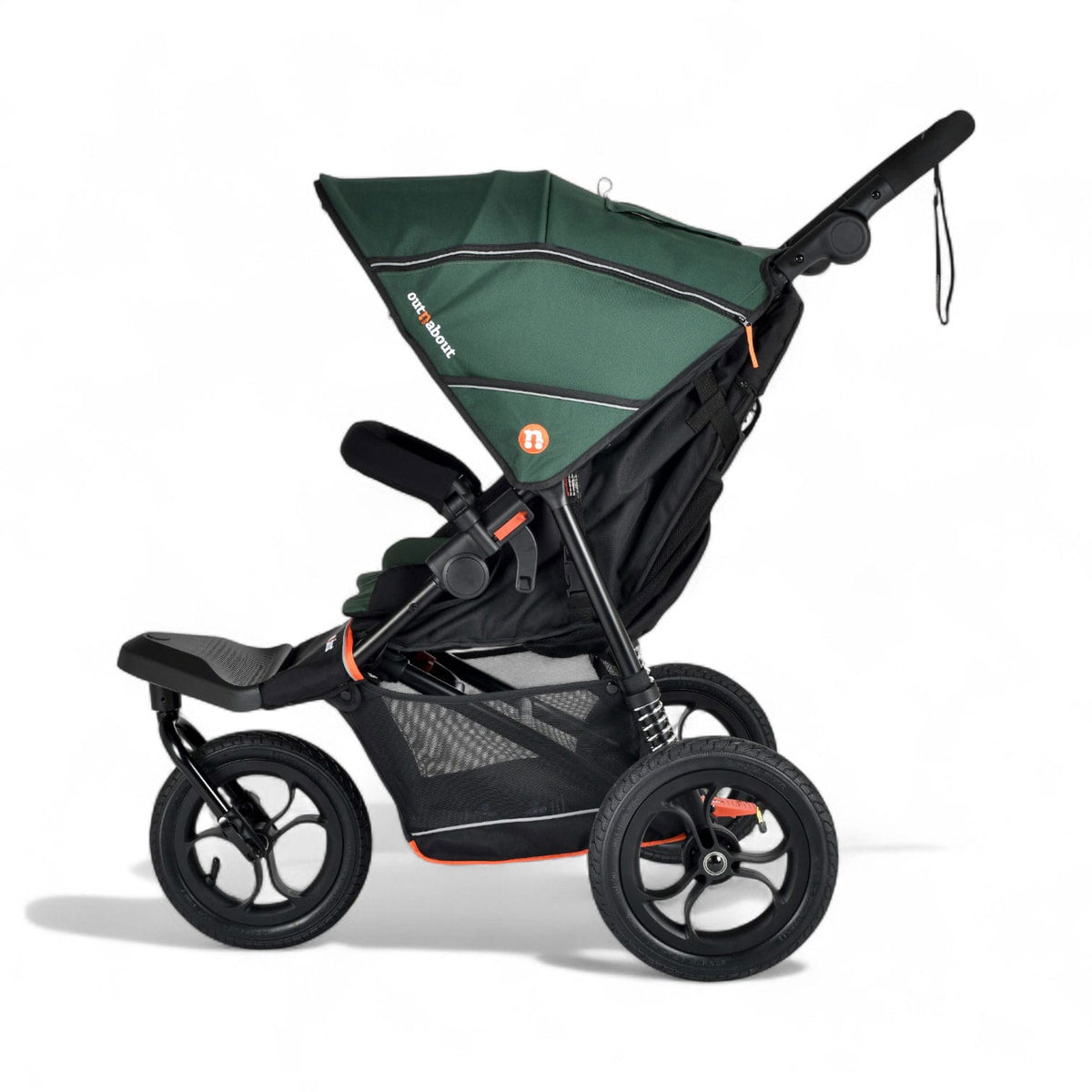 Out n About Nipper Single v6 3-wheel Lightweight Pushchair - Sycamore Green