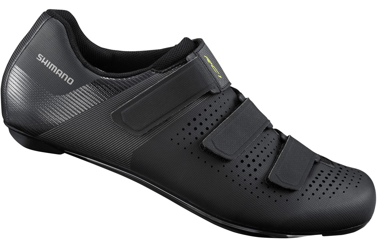 Shimano RC1 Men's Synthetic Regular Road Cycling Shoes - Black  - Size 46