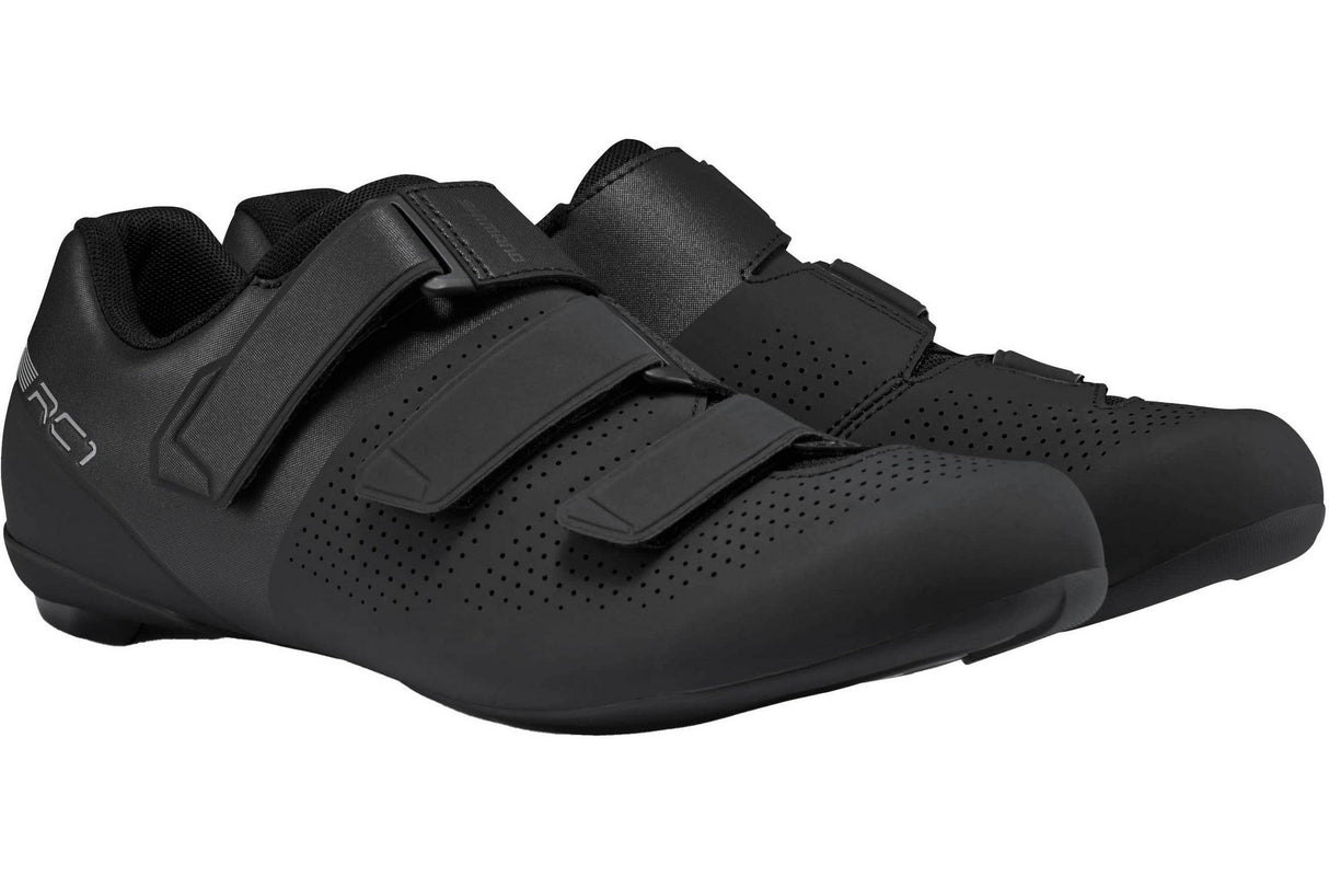 Shimano RC102 Men's Synthetic Regular Road Cycling Shoes - Black - Size 44